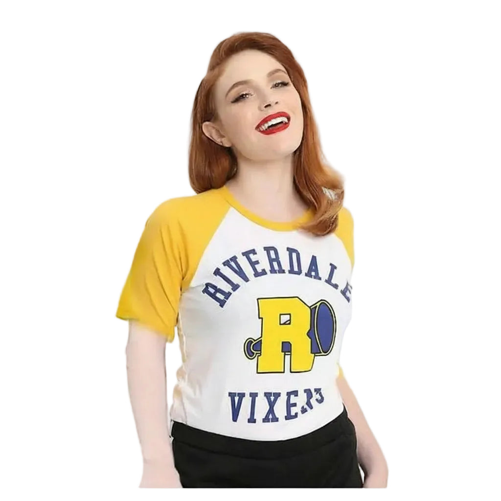 Damen Kurzarm T-Shirt mit Print und Rundhalsausschnitt