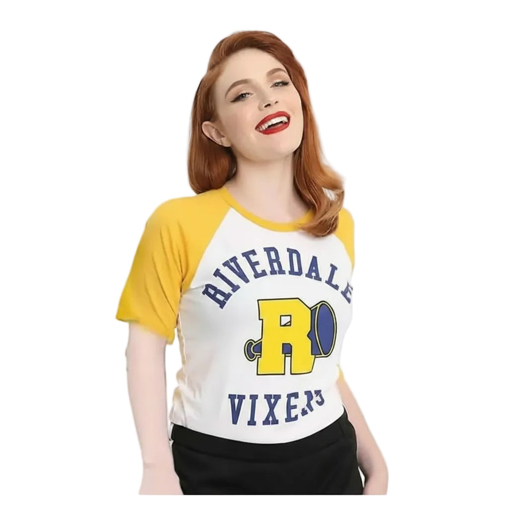 Damen Kurzarm T-Shirt mit Print und Rundhalsausschnitt