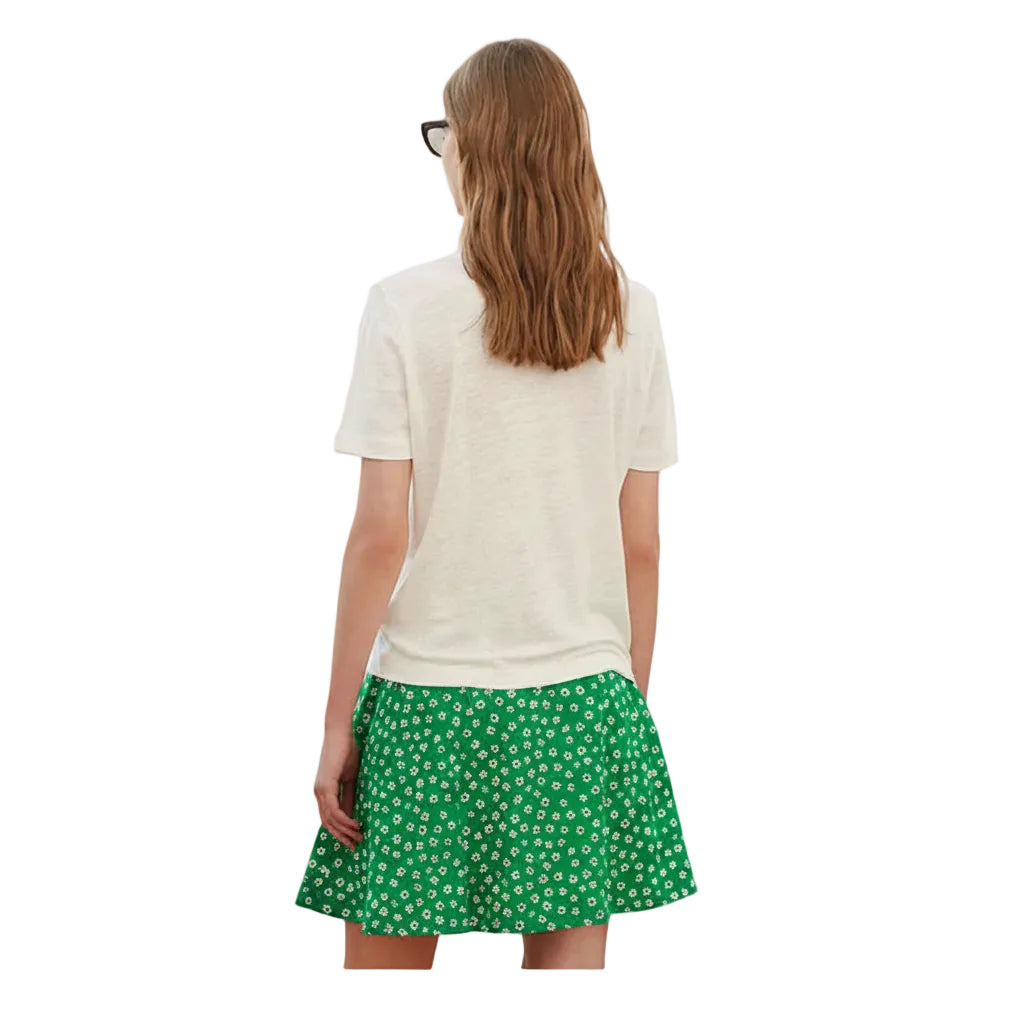 Damen T-Shirt aus Baumwolle mit Buchstabenprint