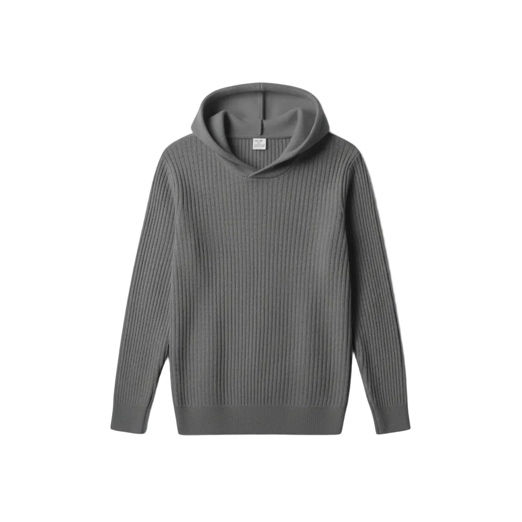 Herren Hoodie mit Rundhalsausschnitt und Lockerer Passform