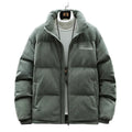 Herren Jacke mit Waffelstruktur und Knopfleiste