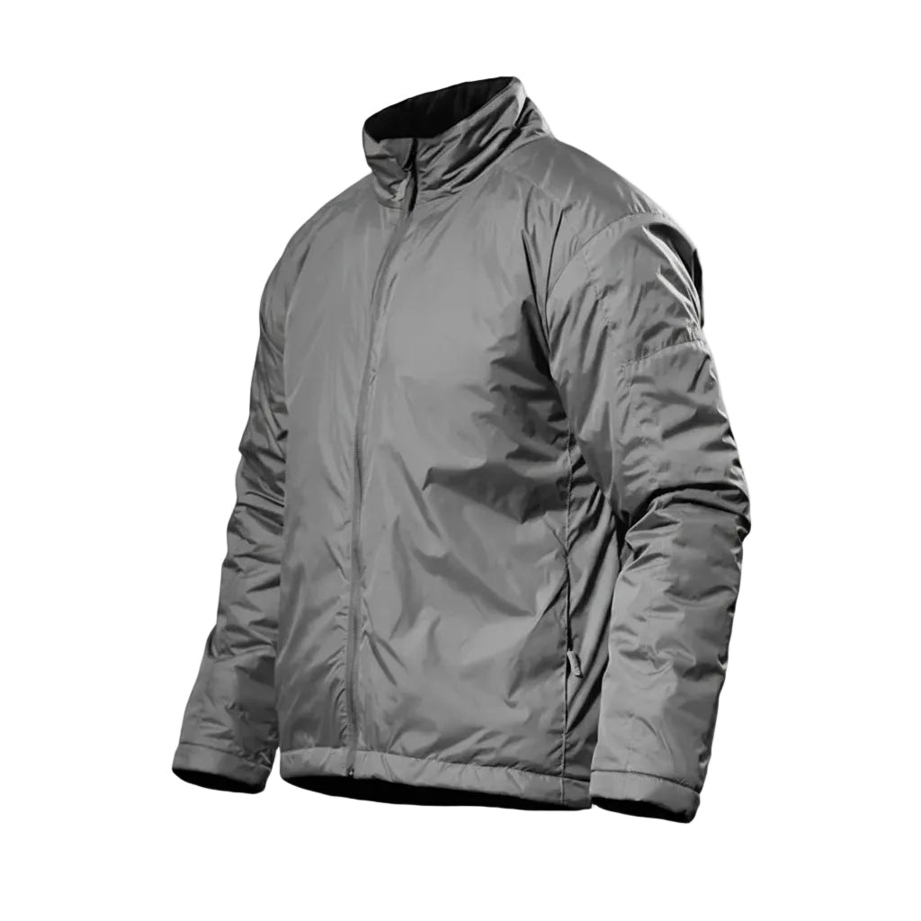Herren Langarm Jacke mit Reißverschluss und Lockerer Passform