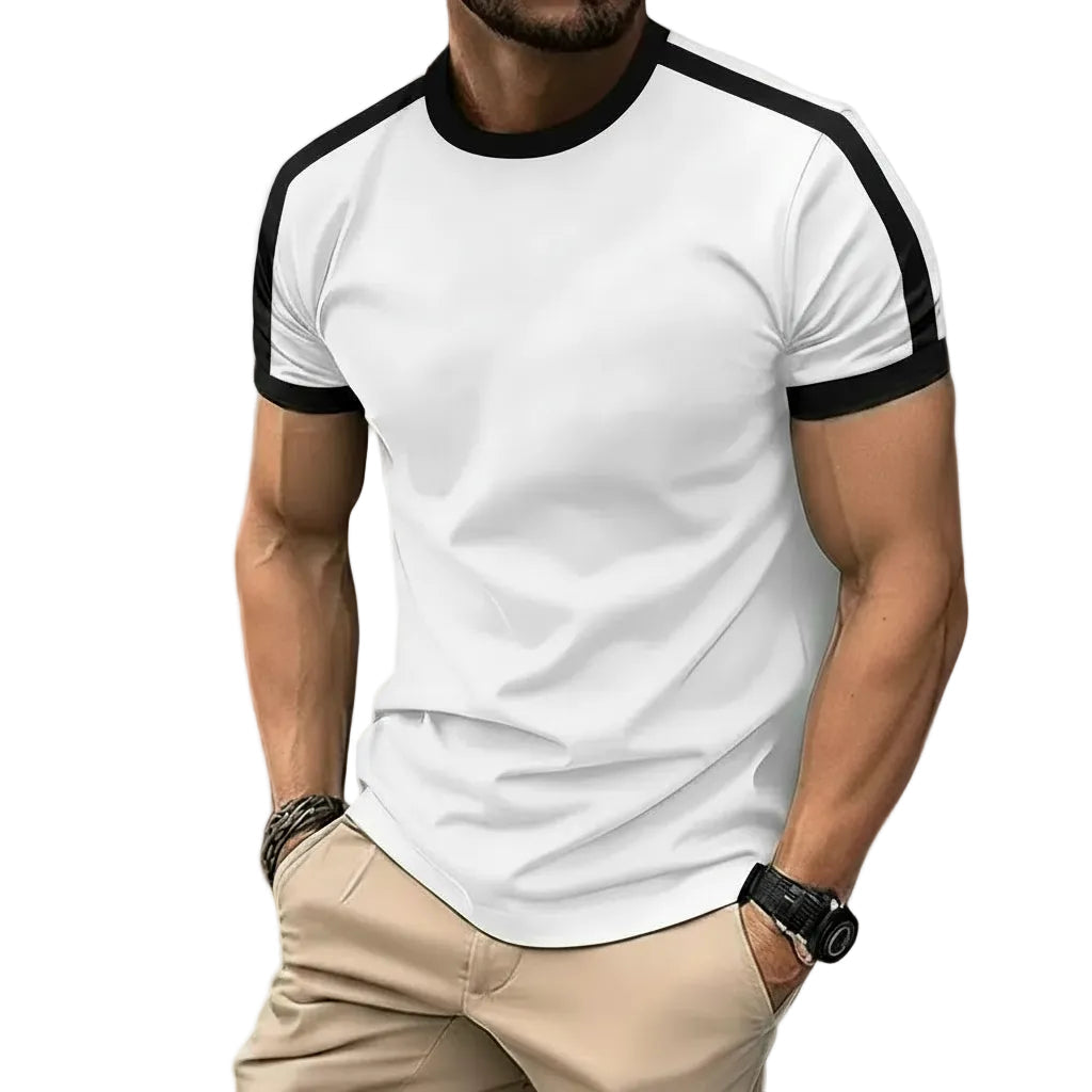 Herren Sport T-Shirt mit Kurzarm und Rundhalsausschnitt