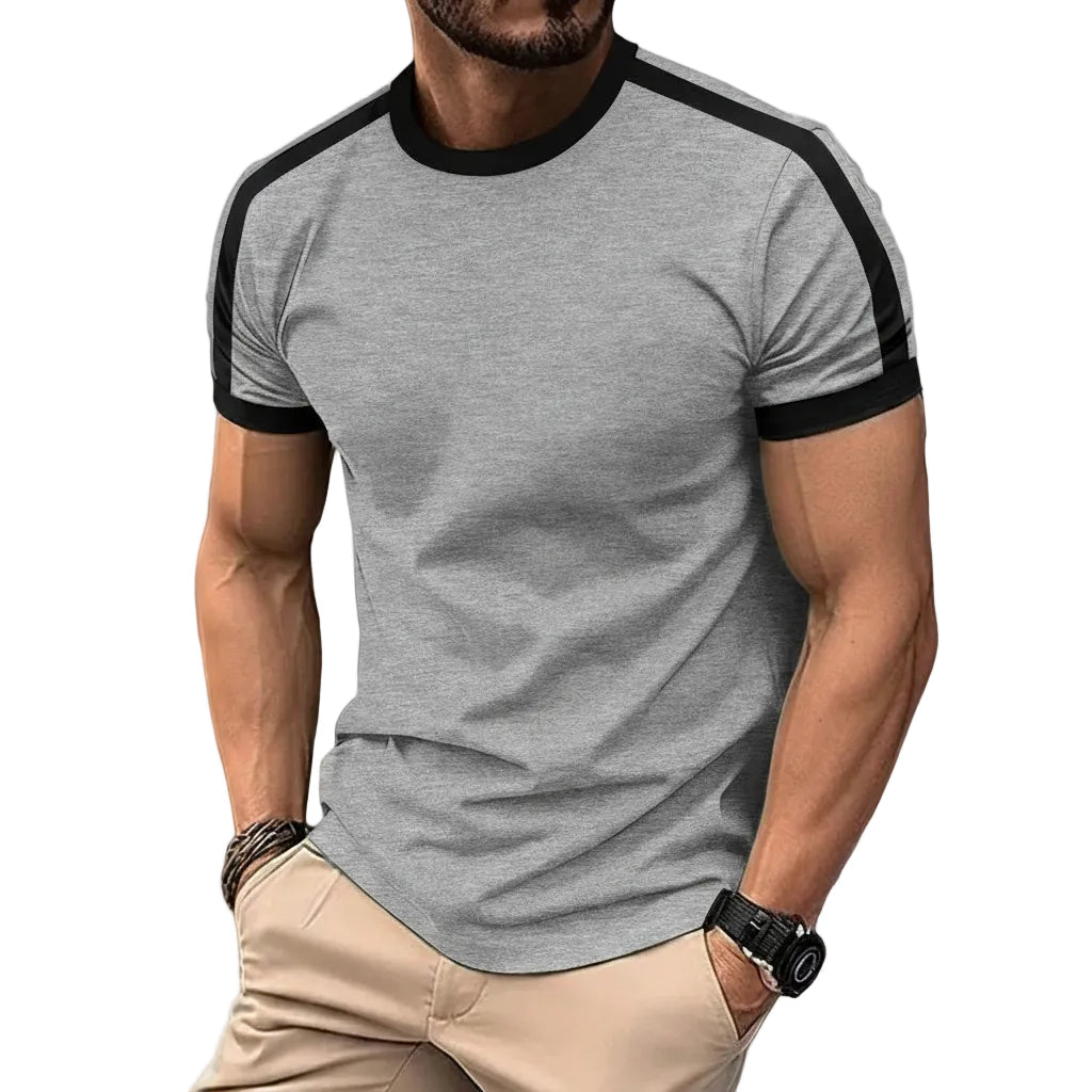 Herren Sport T-Shirt mit Kurzarm und Rundhalsausschnitt