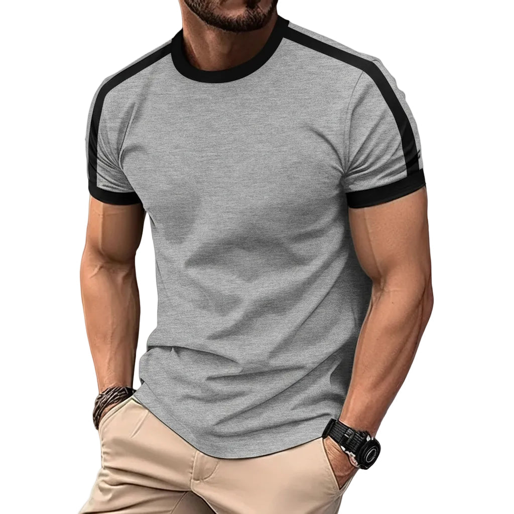Herren Sport T-Shirt mit Kurzarm und Rundhalsausschnitt