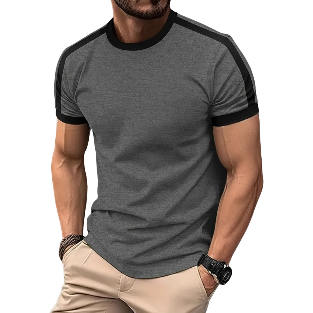 Herren Sport T-Shirt mit Kurzarm und Rundhalsausschnitt