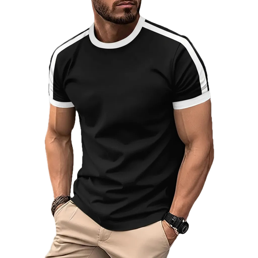 Herren Sport T-Shirt mit Kurzarm und Rundhalsausschnitt