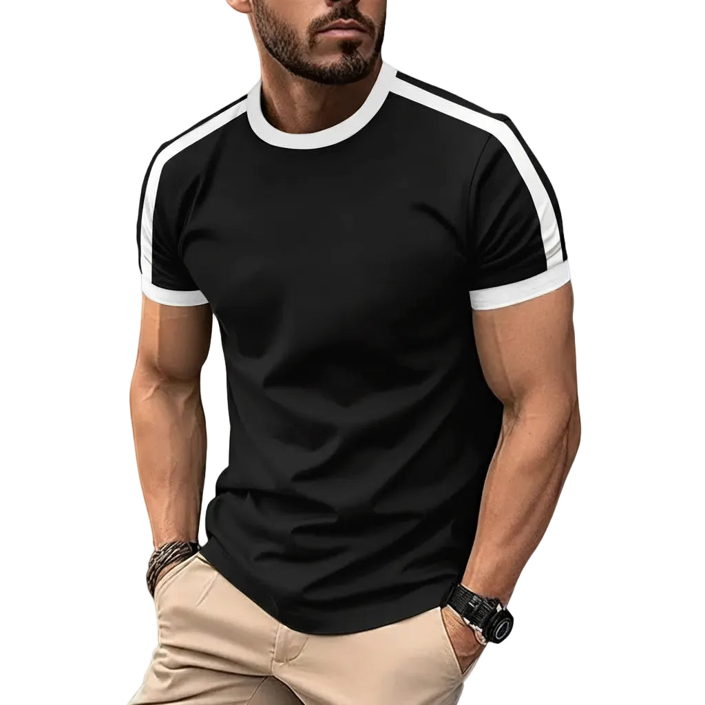 Herren Sport T-Shirt mit Kurzarm und Rundhalsausschnitt
