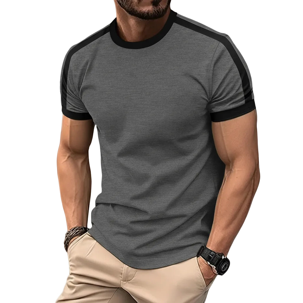 Herren Sport T-Shirt mit Kurzarm und Rundhalsausschnitt