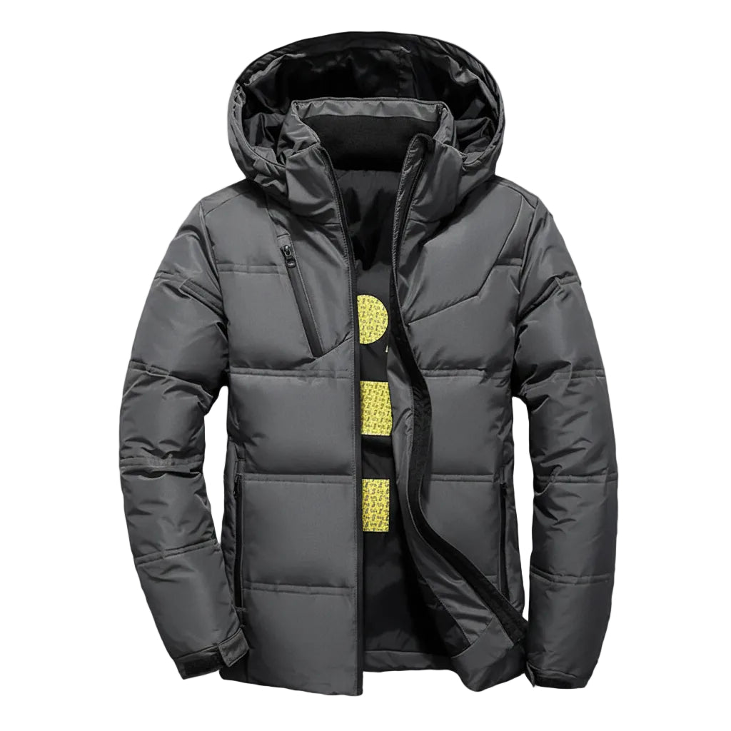 Herren Winterjacke mit Reißverschluss und Langarm