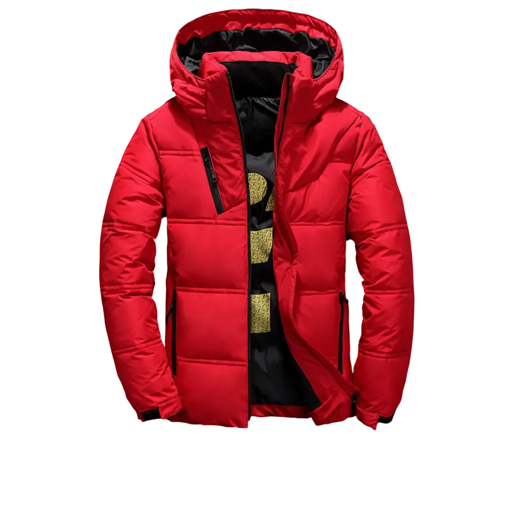 Herren Winterjacke mit Reißverschluss und Langarm