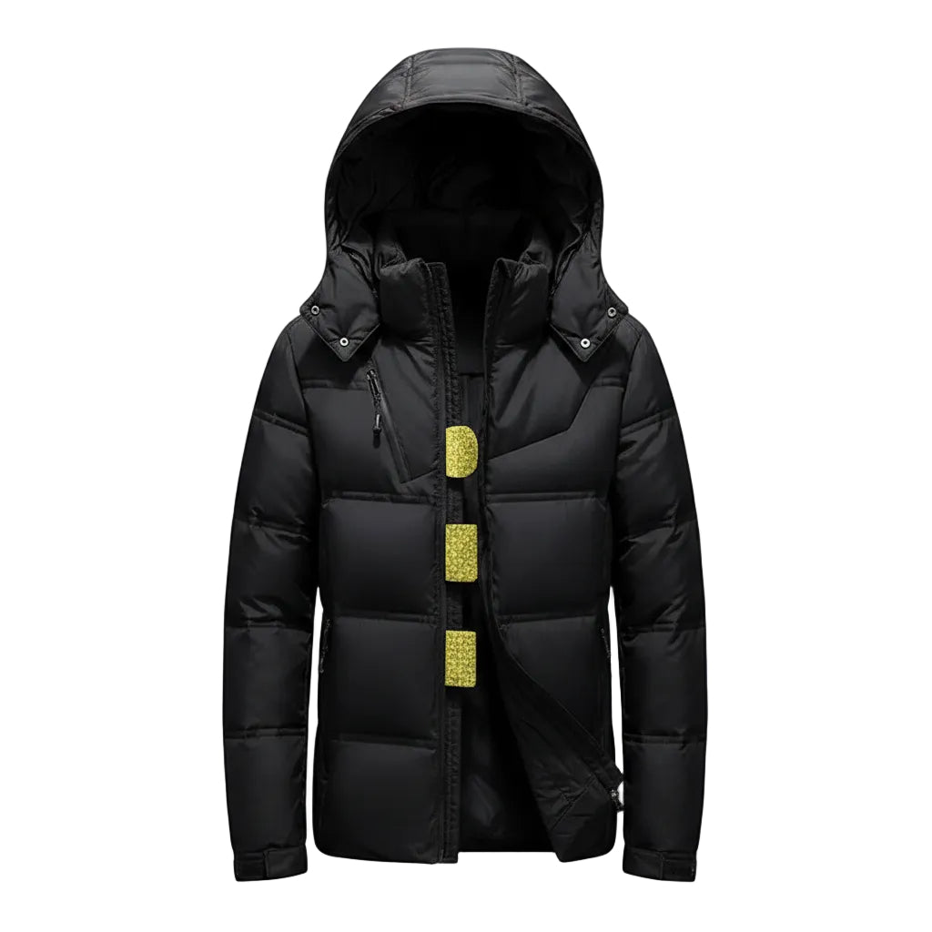 Herren Winterjacke mit Reißverschluss und Langarm